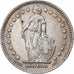 Svizzera, Franc, 1944, Bern, Argento, BB, KM:24