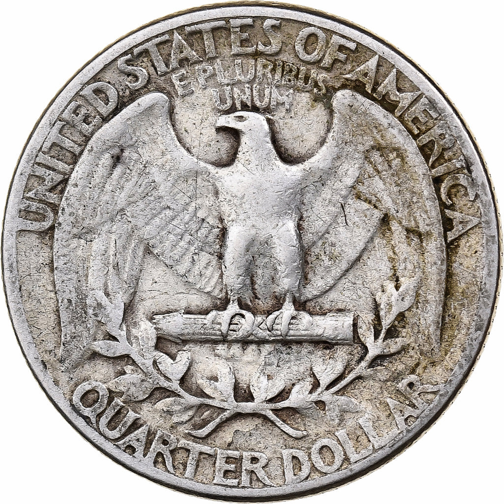 Moneta, USA, Washington, Quarter, 1942, Philadelphia, EF(40-45), Srebro, KM:164