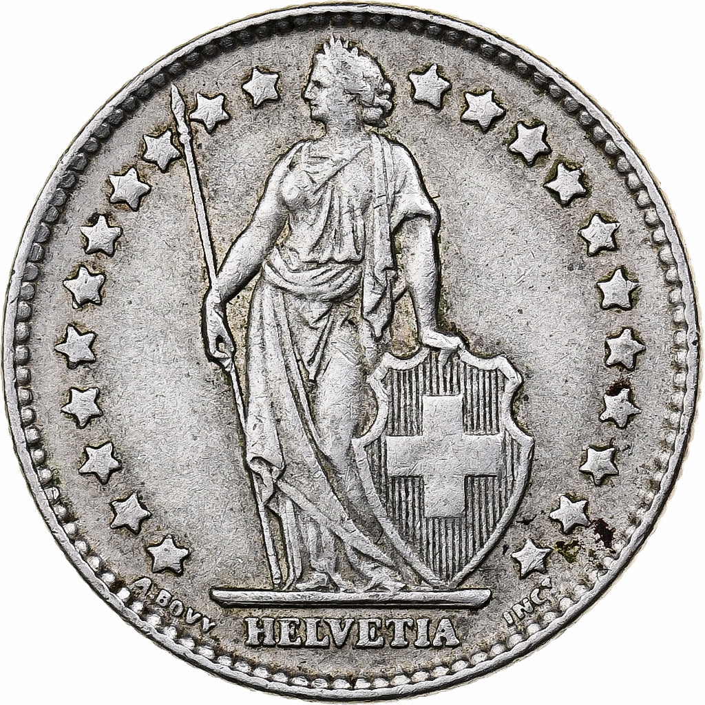 Münze, Schweiz, Franc, 1961, Bern, SS, Silber, KM:24