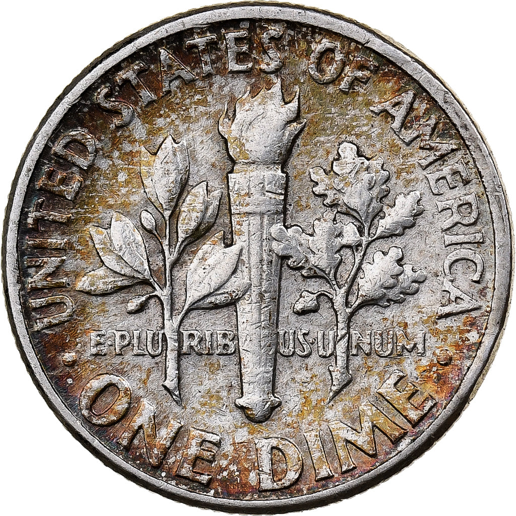 États-Unis, Mercury Dime, Dime, 1942, U.S. Mint, Philadelphia, SUP, Argent