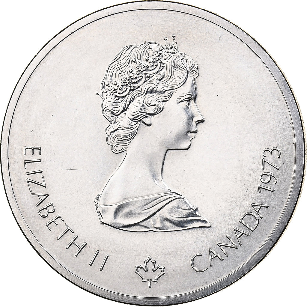 Coin, Canada, Elizabeth II, 1976 Olympics - Montreal Skyline, 10 Dollars, 1973