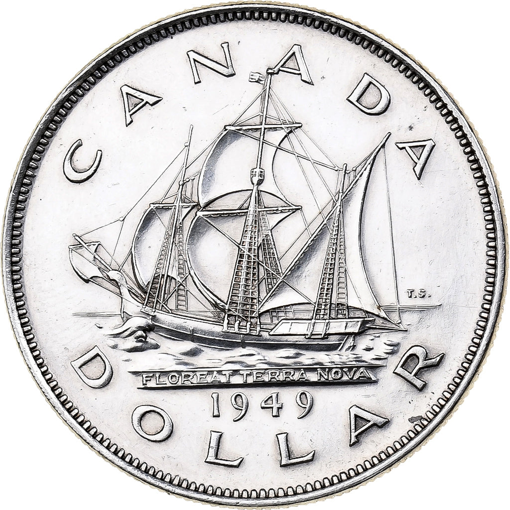 Canada, George VI, Dollar, 1949, Royal Canadian Mint, Argent, TTB+, KM:47