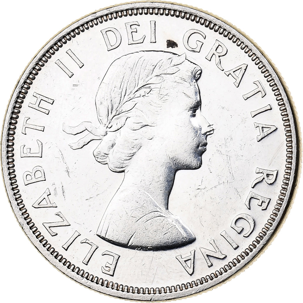 Moneta, Canada, Elizabeth II, Dollar, 1964, Royal Canadian Mint, Ottawa