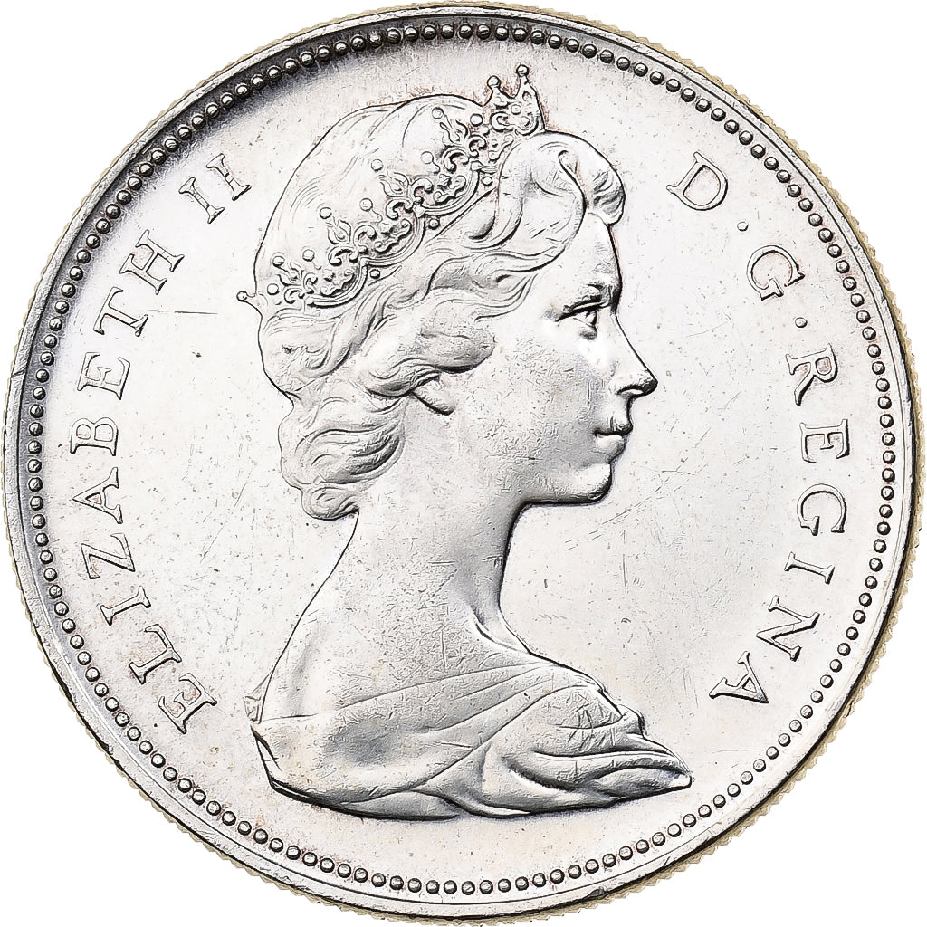 Canadá, Elizabeth II, Dollar, 1966, Royal Canadian Mint, Plata, MBC+, KM:64.1