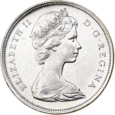 Canadá, Elizabeth II, Dollar, 1966, Royal Canadian Mint, Prata, AU(50-53)