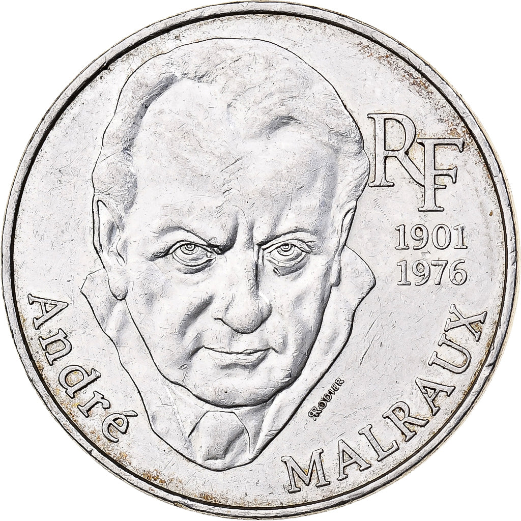 Münze, Frankreich, André Malraux, 100 Francs, 1997, SS+, Silber, KM:1188