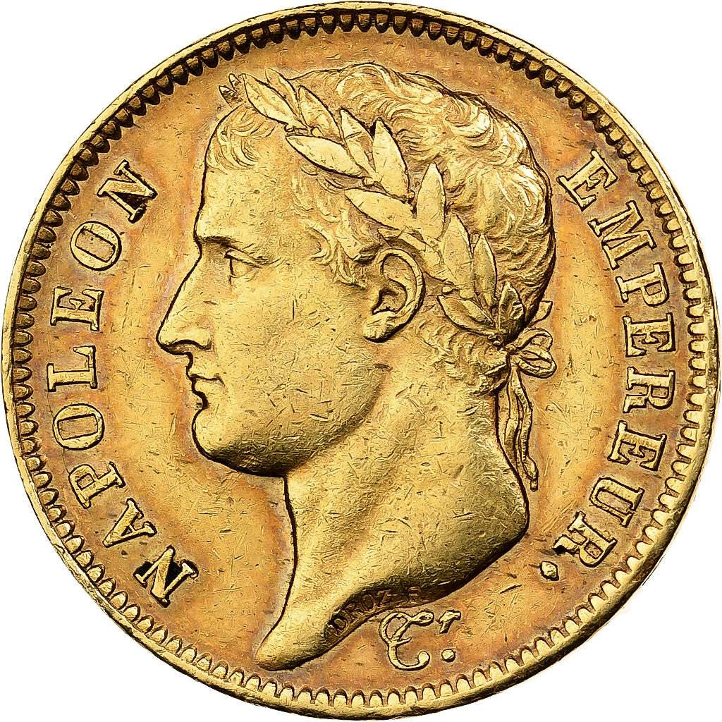 Premier Empire, 40 Francs Napoléon Ier Tête Laurée