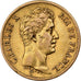 Moneta, Francja, Charles X, 40 Francs, 1824, Paris, AU(50-53), Złoto, KM:721.1