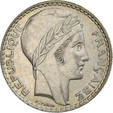 Moneta, Francia, Turin, 20 Francs, 1938, Paris, SPL-, Argento, KM:879