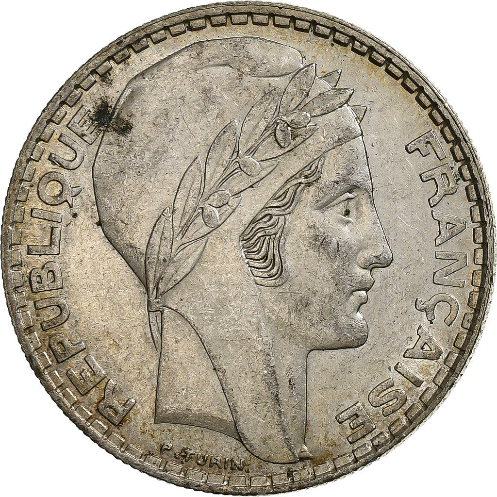 Frankreich, Turin, 20 Francs, 1937, Paris, VZ, Silber, KM:879, Gadoury:852