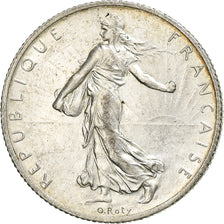 Coin, France, Semeuse, 2 Francs, 1914, Paris, AU(55-58), Silver, KM:845.1