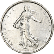 Frankrijk, Semeuse, 5 Francs, 1964, Paris, PR+, Zilver, Gadoury:770