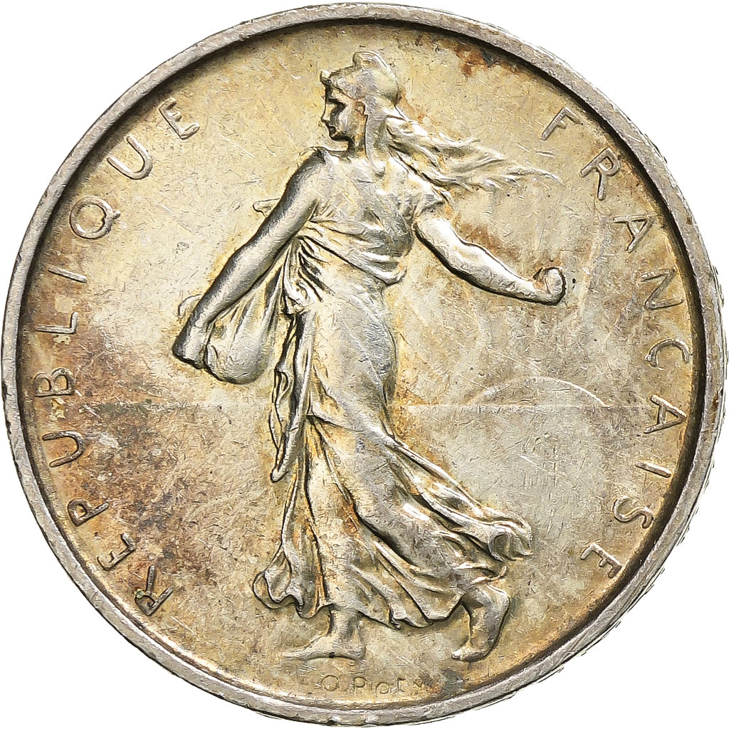 France, Semeuse, 5 Francs, 1967, Paris, AU(55-58), Silver, KM:926, Gadoury:770