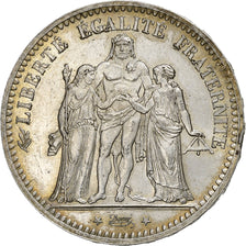 Moneta, Francia, Hercule, 5 Francs, 1873, Paris, SPL-, Argento, KM:820.1