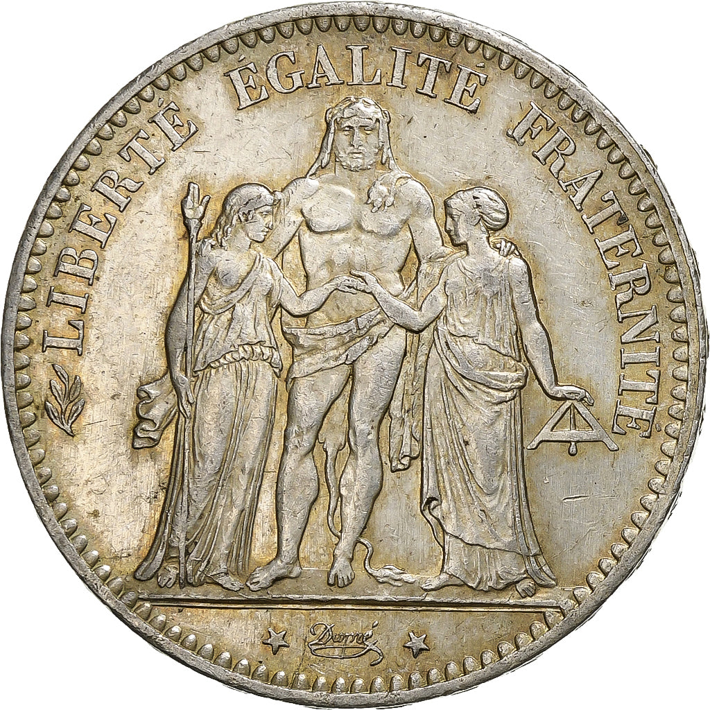 Monnaie, France, Hercule, 5 Francs, 1877, Paris, TTB+, Argent, Gadoury:745a