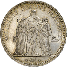 France, 5 Francs, Hercule, 1873, Paris, Silver, EF(40-45), Gadoury:745.a