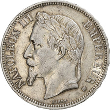 Coin, France, Napoléon III, 5 Francs, 1868, Strasbourg, EF(40-45), Silver