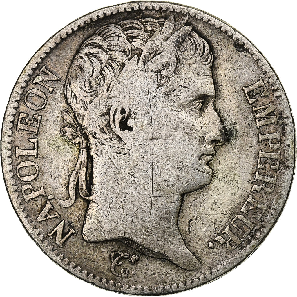 France, Napoléon I, 5 Francs, 1810, Paris, TB+, Argent, KM:694.1, Gadoury:584