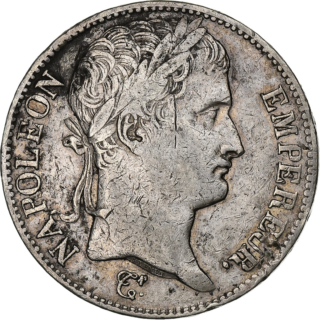 France, Napoléon I, 5 Francs, 1809, Rouen, VF(30-35), Silver, KM:694.2