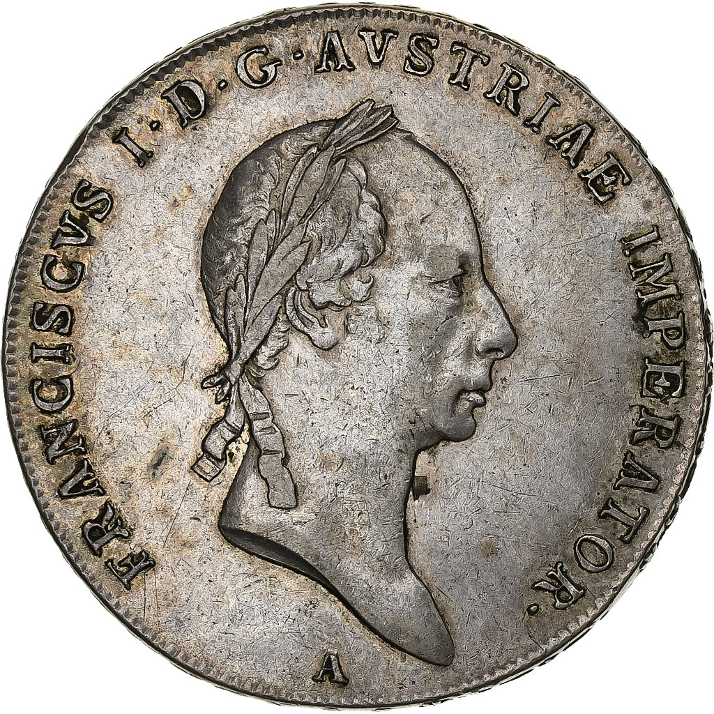 Austria, François I D'Autriche, 1 Thaler, 1827, Vienne, Silver, AU(55-58)