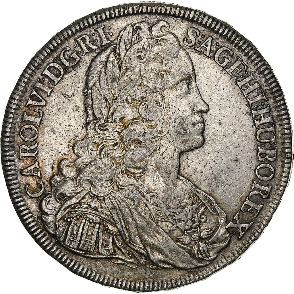 Austria, Karl VI, 1 Thaler, 1734, Vienne, Silver, EF(40-45), KM:816