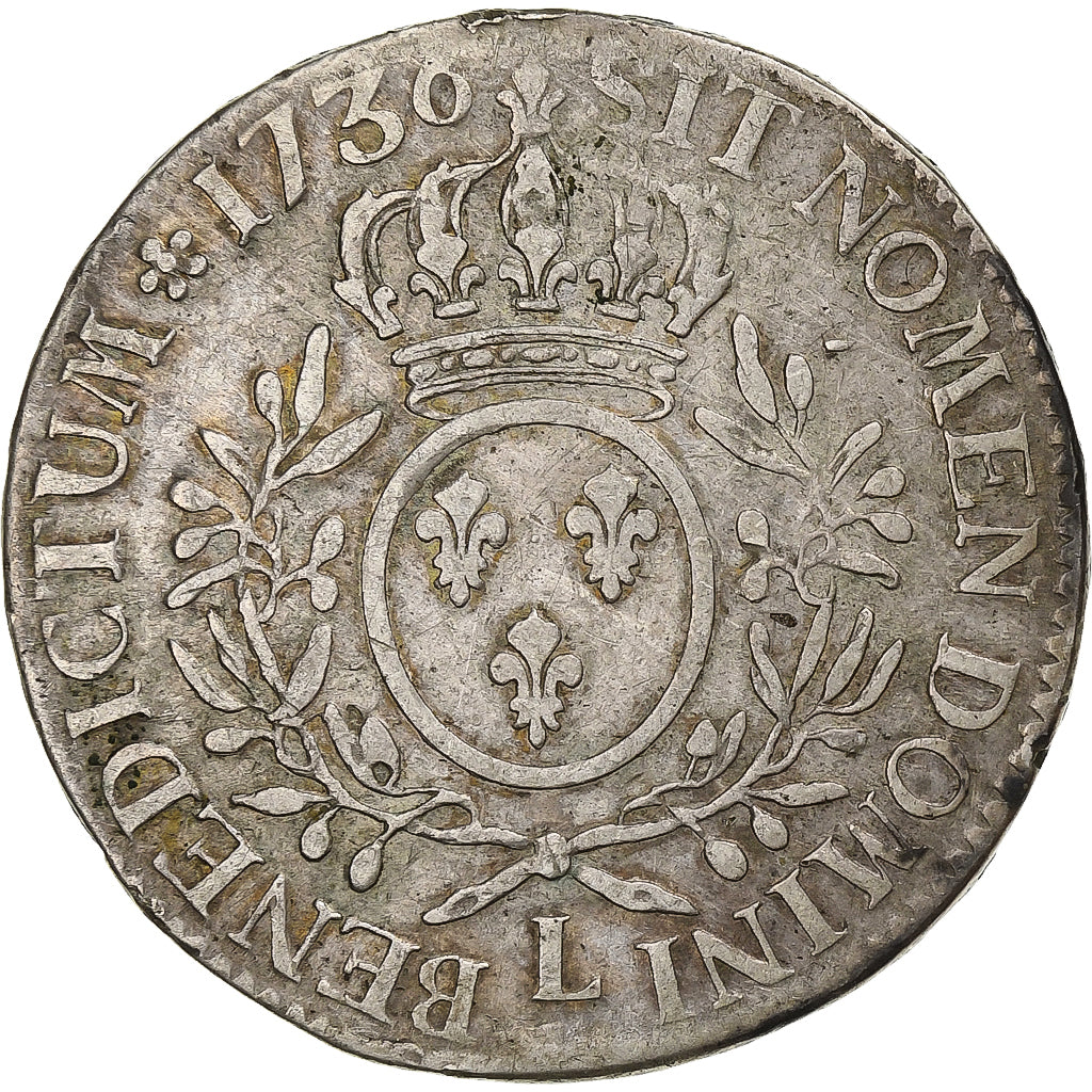 Coin, France, Louis XV, Écu aux branches d'olivier, Ecu, 1736, Bayonne