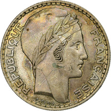 Francia, 20 Francs, Turin, 1938, Paris, Plata, MBC+, Gadoury:852, KM:879