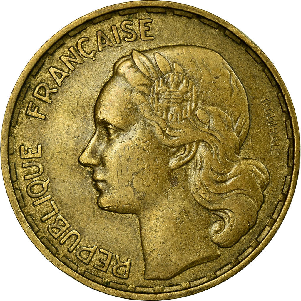 Münze, Frankreich, Guiraud, 50 Francs, 1958, Paris, SS, Aluminum-Bronze