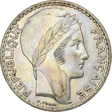 Francia, 20 Francs, Turin, 1934, Paris, Argento, SPL, Gadoury:852, KM:879