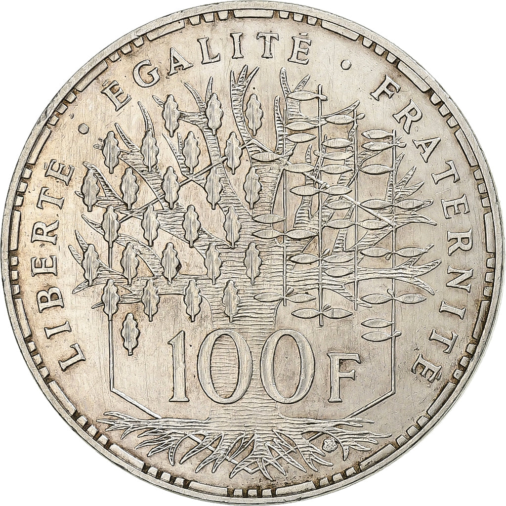 France, Panthéon, 100 Francs, 1985, Paris, AU(50-53), Silver, KM:951.1
