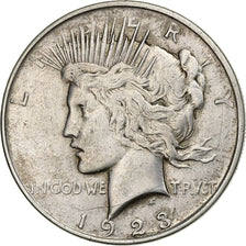 United States, Dollar, Peace, 1923, Denver, Silver, VF(30-35), KM:150