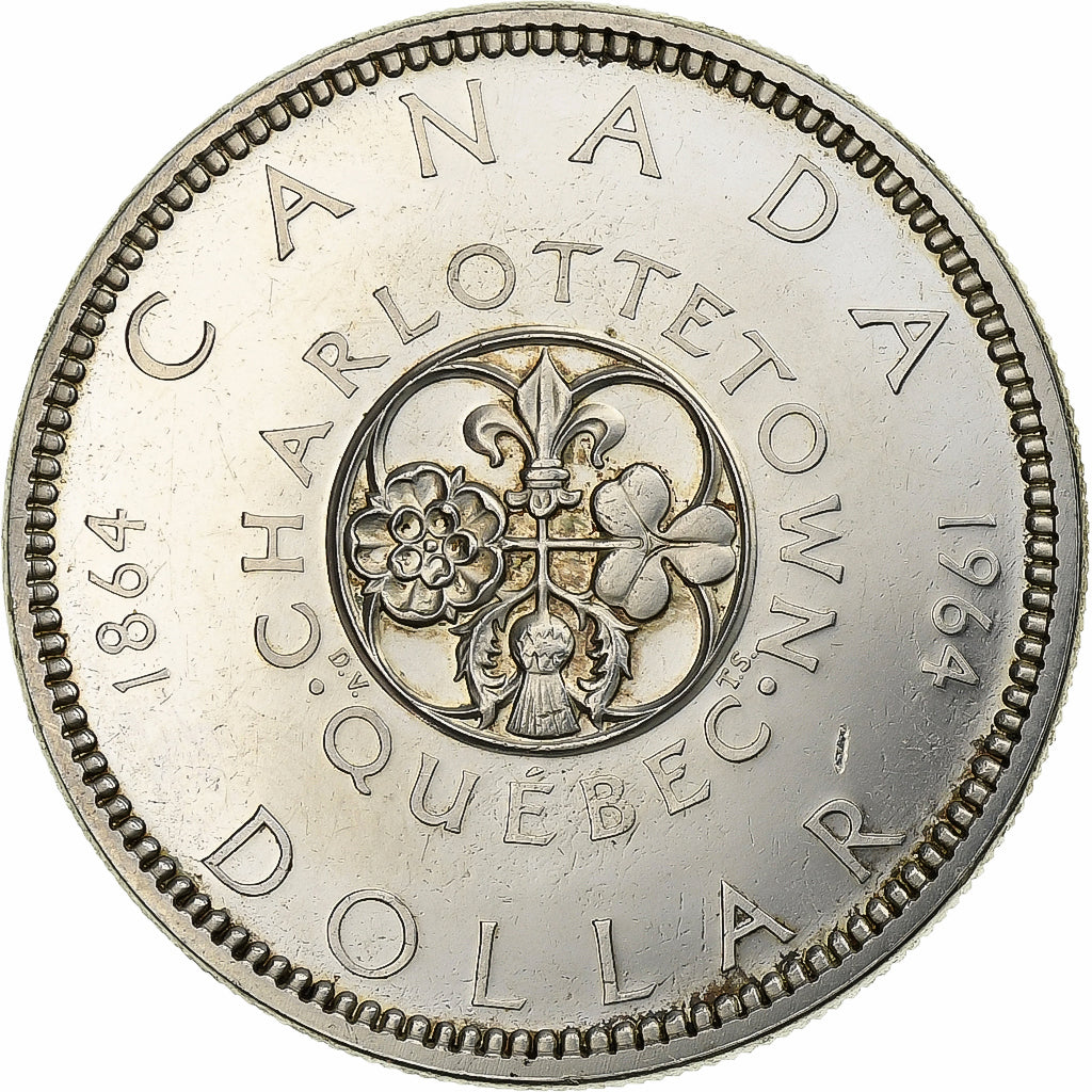 Coin, Canada, Elizabeth II, Dollar, 1964, Royal Canadian Mint, Ottawa