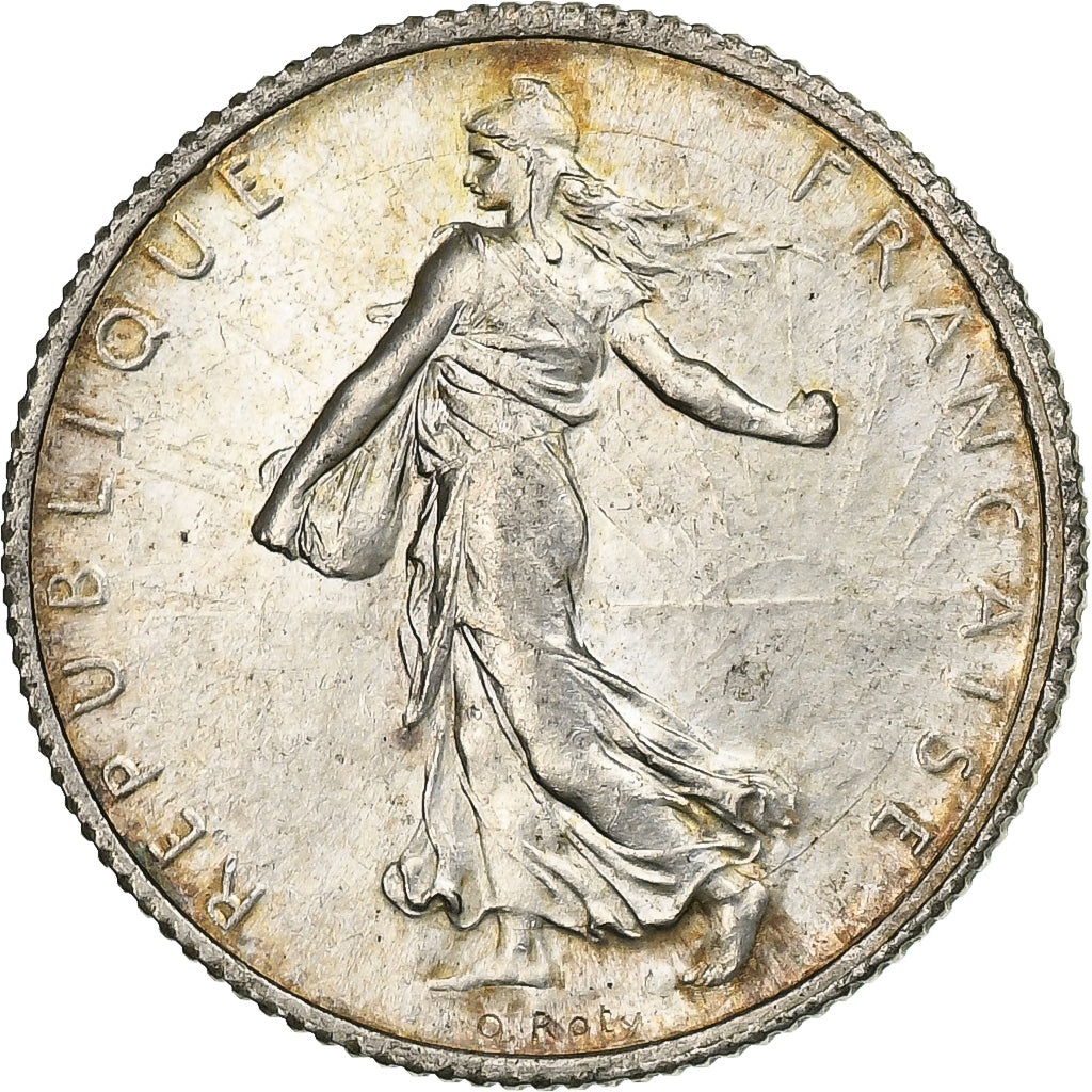 Frankreich, Semeuse, Franc, 1916, Paris, VZ+, Silber, KM:844.1, Gadoury:467, Le