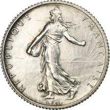 Coin, France, Semeuse, Franc, 1915, Paris, MS(63), Silver, KM:844.1, Gadoury:467