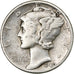 États-Unis, Dime, Mercury Dime, 1940, U.S. Mint, Argent, TTB, KM:140