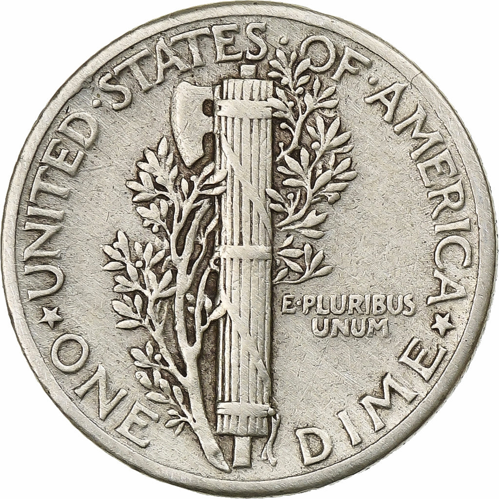 Münze, Vereinigte Staaten, Mercury Dime, Dime, 1941, U.S. Mint, Philadelphia