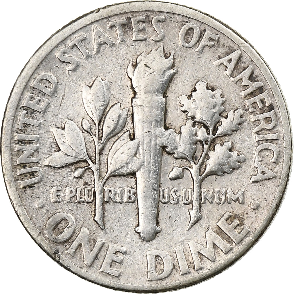 Coin, United States, Roosevelt Dime, Dime, 1957, U.S. Mint, Philadelphia
