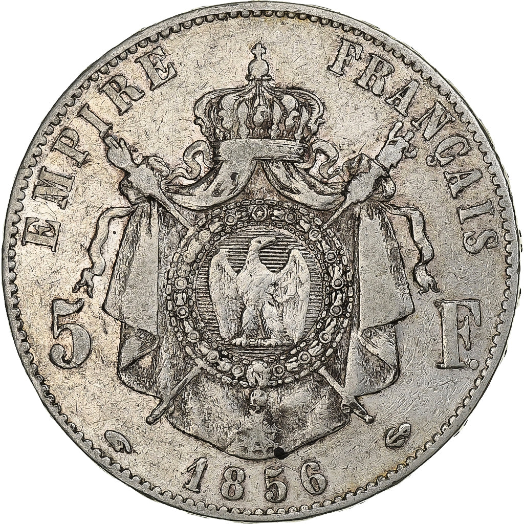 Munten, Frankrijk, Napoleon III, Napoléon III, 5 Francs, 1856, Paris, ZF