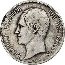Monnaie, Belgique, Leopold I, 5 Francs, 5 Frank, 1853, TTB, Argent, KM:17