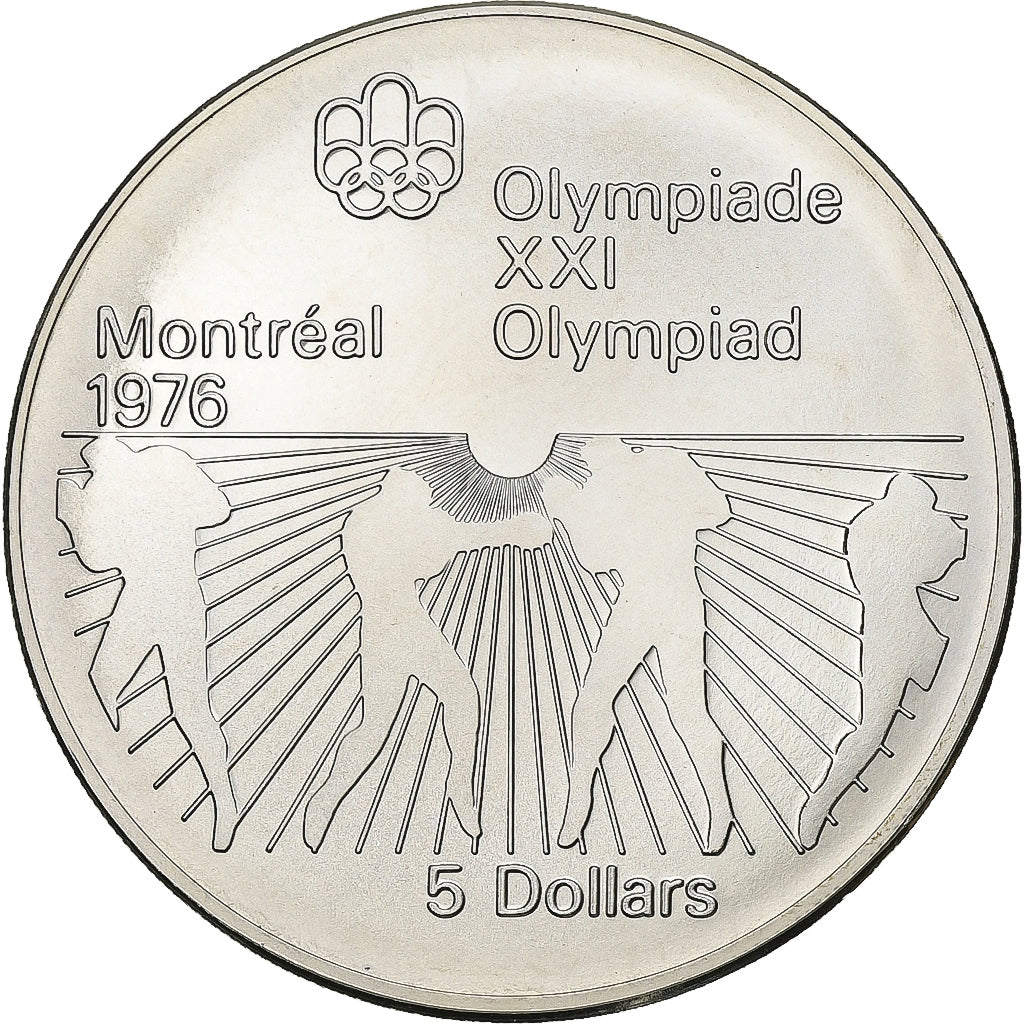 Coin, Canada, Elizabeth II, 5 Dollars, 1976, Royal Canadian Mint, Ottawa