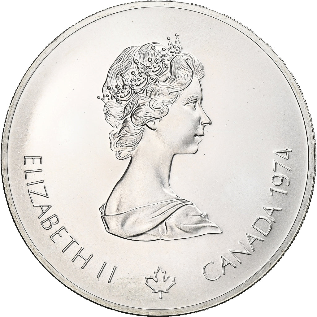 Canada, Elizabeth II, 5 Dollars, 1976 Olympics - Rowing, 1976, Royal Canadian