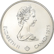 CANADA, 5 Dollars, 1975, Royal Canadian Mint, KM #98, MS(63), Silver, 38, 24.21