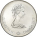 CANADA, 5 Dollars, 1975, Royal Canadian Mint, KM #100, MS(63), Silver, 38, 24.54