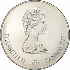 Moneta, Canada, Montréal XXI Olympiade, 5 Dollars, 1976, Ottawa, FDC, Argento