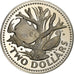 Moneta, Barbados, 2 Dollars, 1973, Franklin Mint, MS(65-70), Miedź-Nikiel