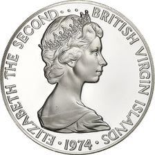 Iles Vierges Britanniques, Elisabeth II, 1 Dollar, 1974, KM 6