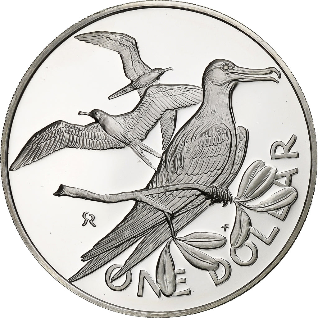 Münze, BRITISH VIRGIN ISLANDS, Elizabeth II, Dollar, 1975, Franklin Mint