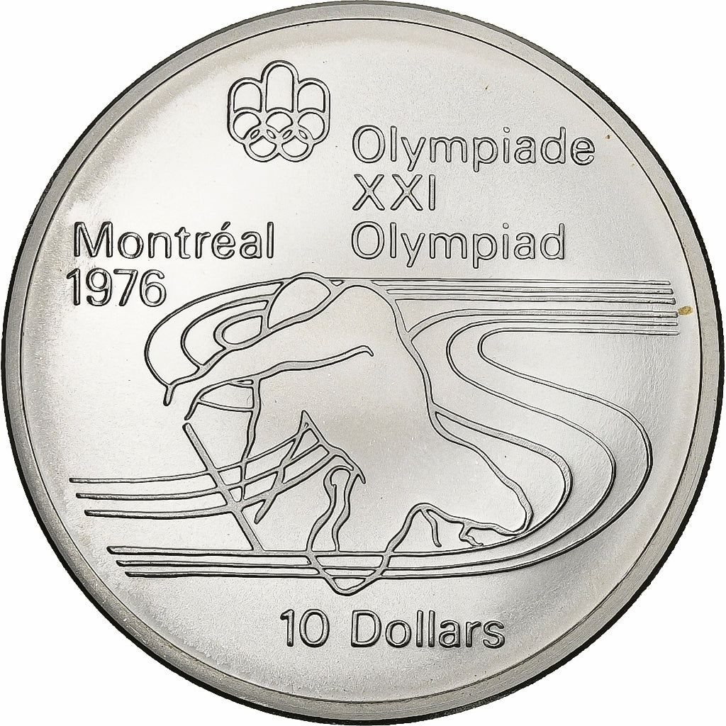 Moneta, Canada, Elizabeth II, 10 Dollars, 1975, Royal Canadian Mint, Ottawa