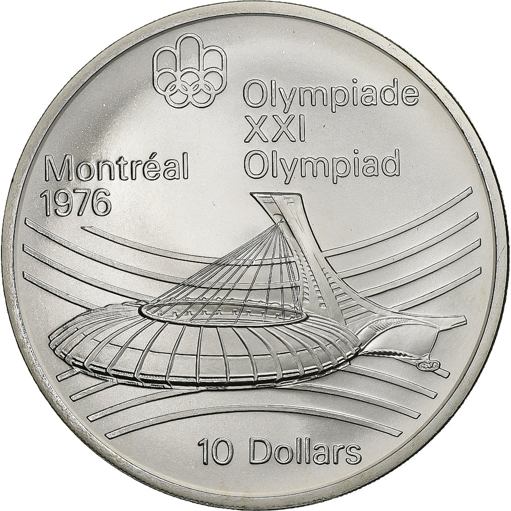 Coin, Canada, Elizabeth II, 10 Dollars, 1976, Royal Canadian Mint, Ottawa
