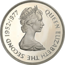 Coin, Gibraltar, Elizabeth II, 25 New Pence, 1977, Proof, MS(65-70), Silver